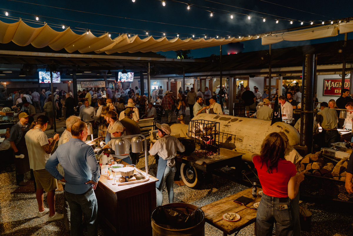 Private outdoor event at the armadillo palace